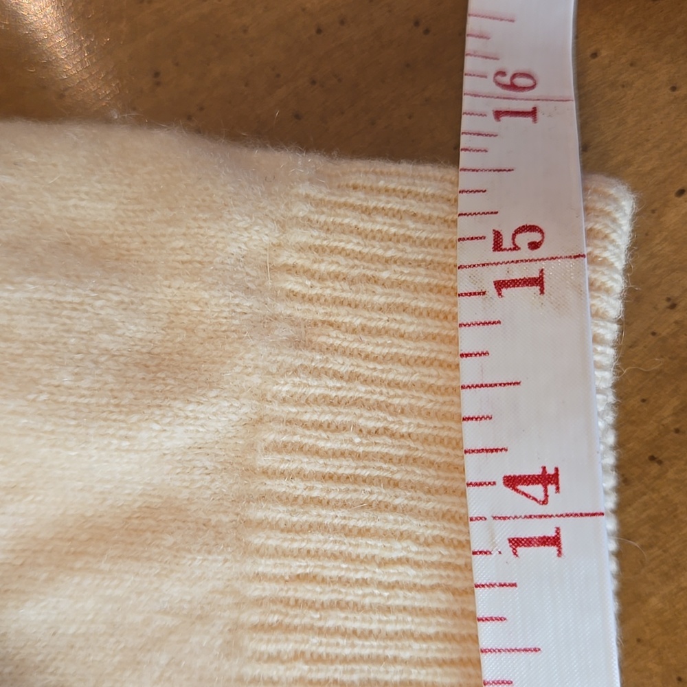 Vintage Cashmere and Artic Fox Fur Collar Sweater M - Picture 9 of 12